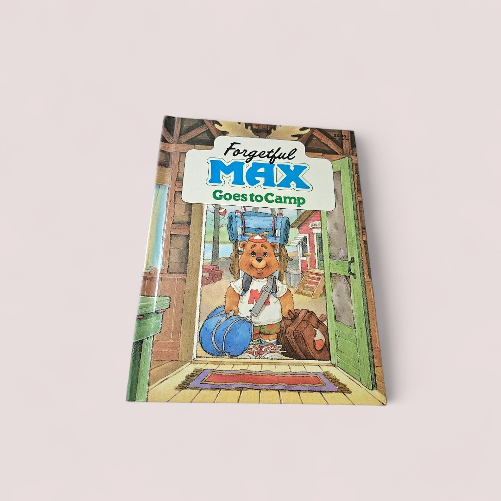Vintage 1988 Forgetful Max Goes To Camp Children's Book